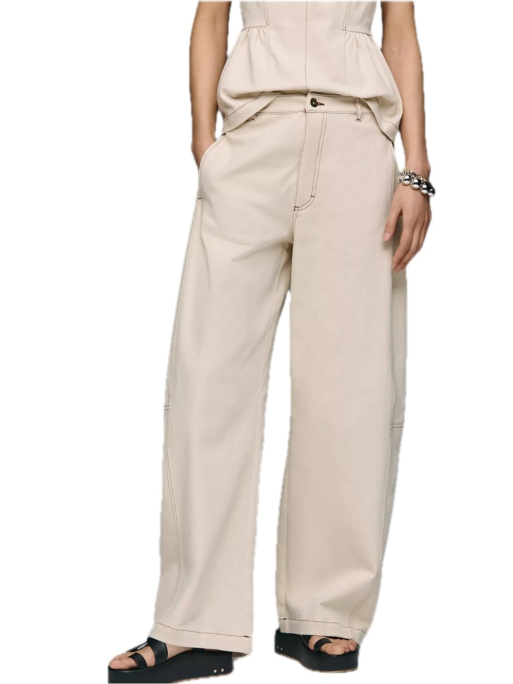 Maeve Curve Puddle Pants Size 10